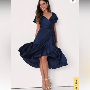 Navy blue lulus dress